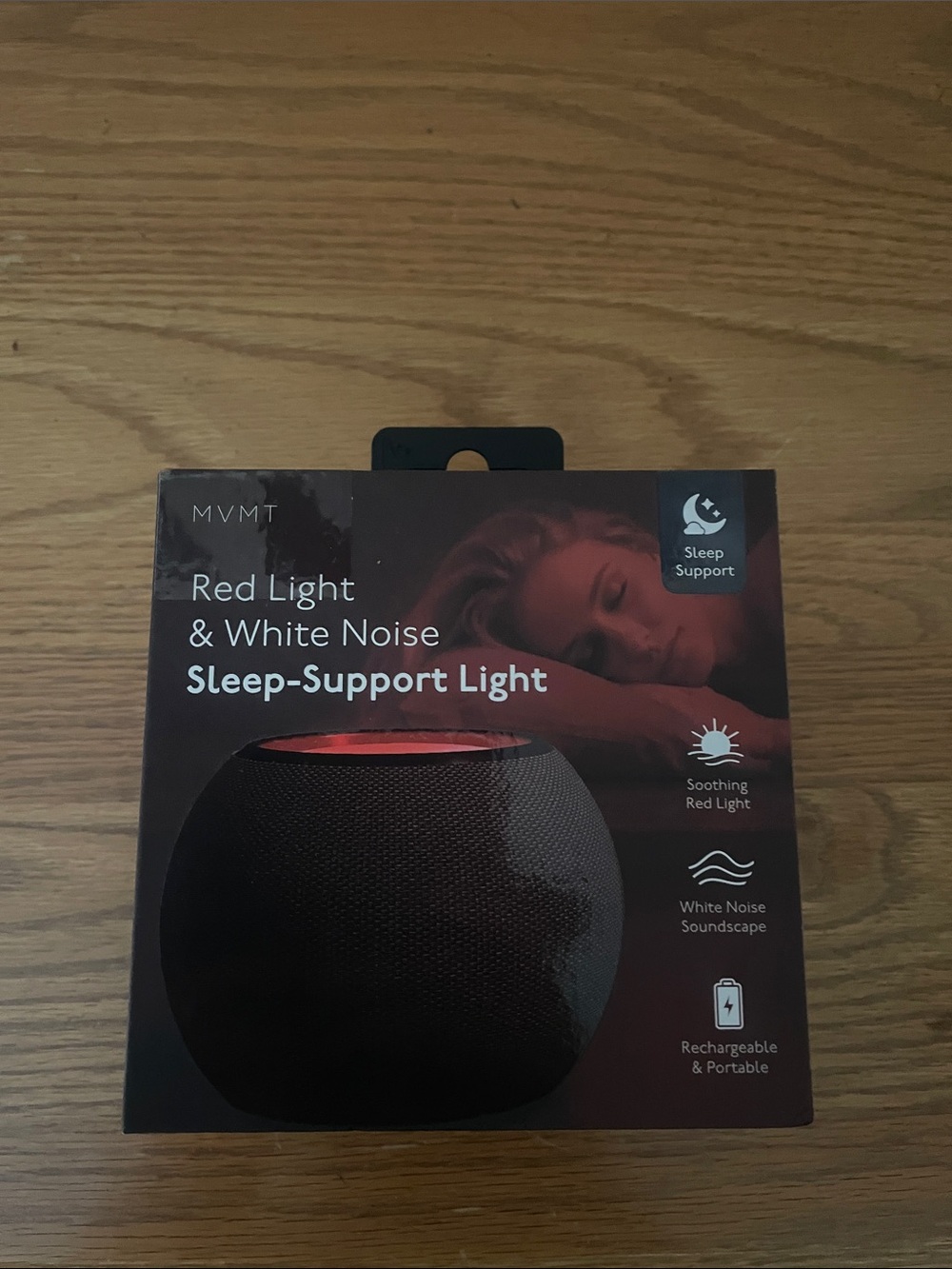 MVMT Red Light & White Noise Sleep-Support Light NIB - brand new